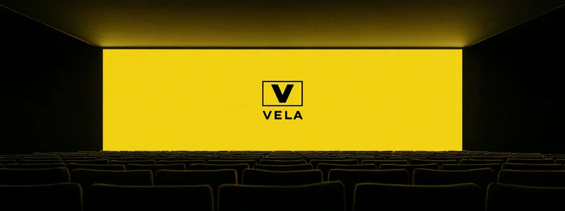 Vela — visual identity and motion system for an independent production house